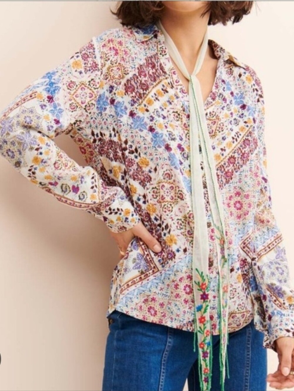 Free People Raga Kusuma button-down shirt